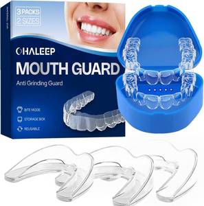 lot 21570 image: Anti Grinding Guard for Clenching Teeth at Night, Teeth Grinding Mouthguards for Sleeping, Mouth Guard for Grinding Teeth at Night, Night Guards for Teeth Grinding for Adults