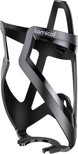 lot 21660 image: Lamicall Bike Water Bottle Holder - 1.2 Oz Ultralight & Sturdy Bike Cup Holder, Bicycle Drink Cage, Cycling Bike Water Bottle Cage with Screw Tool, for 2.75-3.94 Diameter Bottles