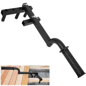 lot 21668 image: Deck Board Straightening Tool,Decking Board Bender for Straightener Bending Boards to Tighten up The Gaps,Heavy-Duty Steel Adjustable Deck Tool Fit for Wood,PVC Composite,420mm16.5inch