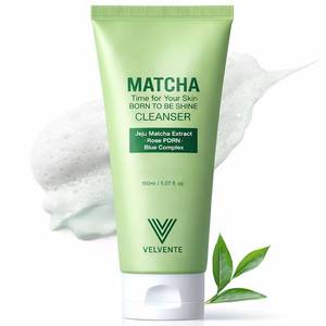 lot 21706 image: Matcha Rose PDRN Korean Face Wash, Low-pH Hydrating Calming Deep Pore Cleanser, Daily Gentle Facial Wash for Skin Texture, Blackhead & Pore Care, Korean Skincare, 5.07 fl.oz.