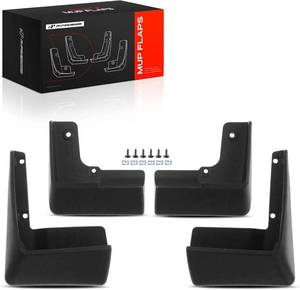 lot 21715 image: A-Premium Mud Flaps Compatible with Toyota Prius 2010-2015 Hatchback, No Drilling Required Mud Guards with Hardware Accessories, Set of 4 Front and Rear