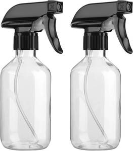 lot 21733 image: 2 Pack Leakproof Spray Bottles 300ml - Adjustable Nozzle (MistJet), Refillable PET Plastic for Hair, Cleaning, Plants, Travel  BPA-Free, No-Spill Design, Salon & Home Essentials (Clear)