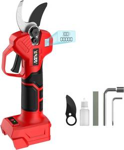 lot 21747 image: Electric Pruning Shears for Milwaukee M18 Battery, Portable Cordless Pruning Shears with LCD Display SK5 Blades, Adjustable Cutting Diameter 0.8-1.2 Inch for Gardening Tree Pruning(NO Battery)