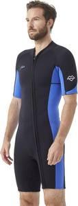 lot 21777 image: Hevto Men Wetsuit Shorty 2mm Neoprene Short Wet Suit for Surfing Diving Swimming Snorkeling Paddle Boarding 3XL