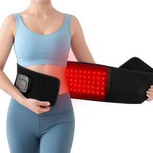 lot 21817 image: Comfytemp Cordless Red Light Therapy Belt for Body, Portable Rechargeable Near Infrared Light Therapy Wrap, Fathers Day Gifts, 19W Wireless Large Light Band for Waist Lumbar Lower Back