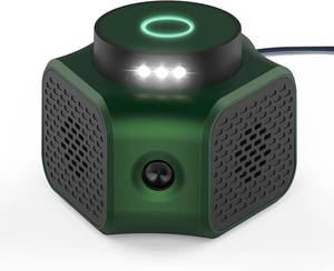 lot 21831 image: Ultrasonic Mouse Repellent Plug-in   Indoor Rodent Deterrent with 3 Modes & LED Strobe Lights, Mice Rat Squirrel Control for Attic, Garage, Basement (Green)