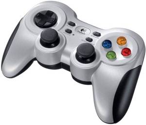lot 21836 image: Logitech G F710 Wireless Gamepad, 2.4 GHz Wireless with USB Nano-Receiver, Controller Dual Vibration Feedback, 4 Switch D-Pad, PC - GreyBlack