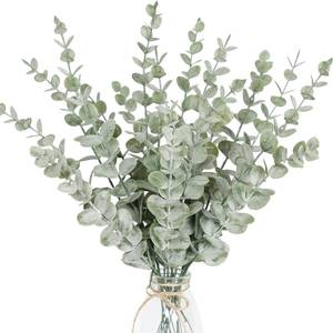 lot 21859 image: Tiyard 18pcs Eucalyptus Stems Artificial Eucalyptus Leaves Stems Artificial Fake Flowers for Home Office Flowers Bouquet Centerpiece Wedding Decoration Christmas Decor 2025