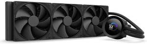 NZXT Kraken Plus 360   AIO CPU Liquid Cooler   360mm Radiator   3 x F120P Fans   Customizable 1.54" Square LCD   AMD  AM5, AM4   Intel  LGA 1851/1700, 1200/115X   Black - Retail: $149.99