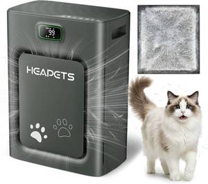 Pet Air Purifier for Home Large Room 2500 sq ft,H13 HEPA Washable Double-Sided Filter,Air Cleaner for Pet Hair Dander Odor Allergies Pollutant Smoke Dust,PM2.5 Air Quality Monitor,Auto Mode,P358 Black - Retail: $129.99