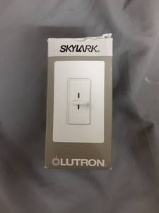 lot 254 image: Lutron Skylark Dimmer Switch - Retail $12