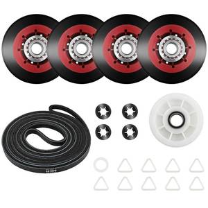 lot 280 image: 4392067 Dryer Repair Kit Replaces Whirlpool Kenmore WED4815EW1 MEDC215EW1 WED75HEFW0 WED70HEBW0 MEDB765FW0 MEDB200VQ0 - Compatible with Most 27 Dryer Models - by AMI PARTS - Retail $17