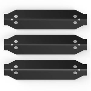 lot 304 image: Barbqtime Grill Heat Plates Replacement Parts for Dyna-Glo 3 Burner Gas Grill, Porcelain Steel Heat Tents for Dyna-Glo DGC310CNP-D, DGC310RNP-D, DGC310BNP-D Grill Models, 3 Pack - Retail $18