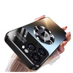 lot 345 image: Doulings Magnetic Design for iPhone 15 Pro Case,Compatible with MagSafeMilitary Grade Drop Protection Camera Lens Protector Cover Logo View Dust-Proof Matte Shockproof Protective Cover,Black - Retail $16