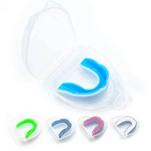 lot 387 image: AITUSI Kids Youth Mouth Guard for Sports, Boys Girls Mouthguard for Football Boxing MMA Lacrosse Basketball Taekwondo Karate Wrestling (5 Pack) - Retail $10
