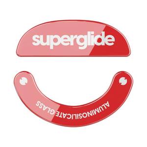 lot 436 image: Black Color Superglide - Fastest and Smoothest Mouse FeetSkates Made with Ultra Strong Flawless Glass Super Fast Smooth and Durable Sole for Pulsar X2 & X2 v2 & X2H & X2A Wireless Gaming Mouse (Black) - Retail $116
