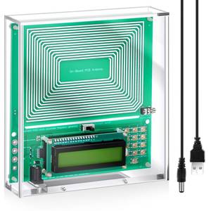 lot 478 image: Relaxweex Adjustable Frequency Generator 0.1hz-200khz Schumann Sine Wave Resonance Generator Ultra Low Sound Frequency Machine with USB and Acrylic Case for Sleep, Yoga, Meditation, Stress Relief - Retail $28