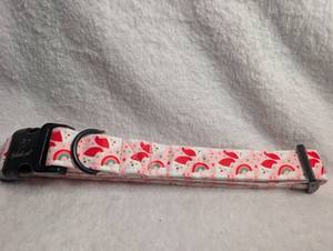 lot 1313 image: Babole Pet Christmas Santa & Rainbow Dog Collar