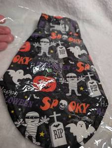 lot 1328 image: Halloween Pet Dog Shirt and Bandana Set