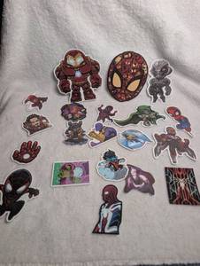 lot 1349 image: Marvel Superhero Sticker Lot