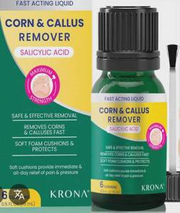 lot 1366 image: Krona Corn & Callus Remover Fast Acting Liquid with Salicylic Acid
