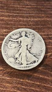 lot 60560 image: 1917 Walking Liberty Silver Half Dollar