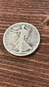 lot 60561 image: 1917 Walking Liberty Silver Half Dollar