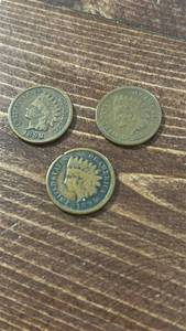 lot 60566 image: Indian Head Cent Lot - 1882, 1895, 1898
