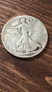 lot 60593 image: 1936 Walking Liberty Silver Half Dollar