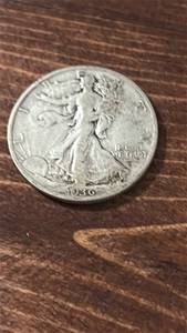 lot 60594 image: 1936 Walking Liberty Silver Half Dollar