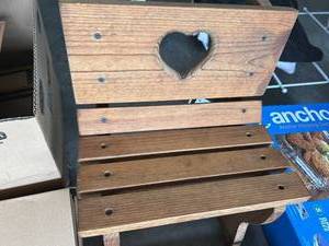 lot 266 image: Wooden Doll Sized bench