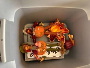 lot 272 image: Fall Harvest Decorations Collection
