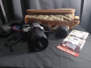 lot 5539 image: Canon EOS Film SLR Camera Kit with Lenses and Accessories