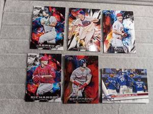 lot 5546 image: Topps Fire Baseball Cards Collection with Mike Trout, Jose Abreu, and Team Cards