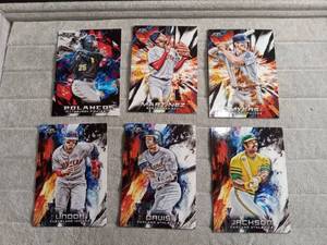 lot 5549 image: Topps Fire Baseball Trading Cards Collection