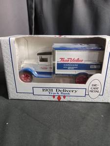 lot 50342 image: ERTL True Value Hardware 1931 Delivery Truck Bank 10th Anniversary Edition