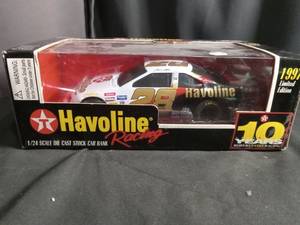 lot 50344 image: 1997 Racing Champions Havoline #28 NASCAR 124 Scale Die Cast Stock Car Bank