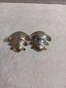 lot 50400 image: Sterling Silver 925 Cascading Wave  Earrings Made in Chile