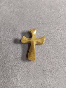 lot 50413 image: Small Stone Cross Pendant