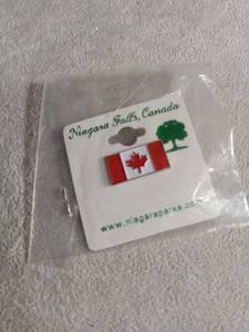 lot 50414 image: Niagara Falls Canada Flag Lapel Pin
