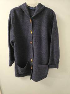 lot 50822 image: Karen Scott Pure Wool Hooded Cardigan Coat