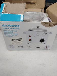 lot 62171 image: Professional Electric 1.5lb Wax Pot for Hair Removal,Single wax wammer with adjustable temperature Settings of 0-80°C,Wax Heater Machine for Body,Equipment for Precision Waxing