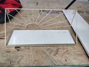 lot 62187 image: Room 2 Room metal and wood sun ray shelf
