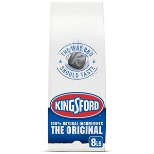 lot 62244 image: Kingsford Original Charcoal Briquettes  Fast Lighting BBQ Charcoal for Grilling  Authentic Wood Smoke Flavor  8 lbs