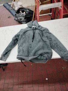 lot 59367 image: Shosho gray fuzzy sherpa hoodie and Sweatpants