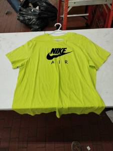 lot 59375 image: lime green Nike Air t-shirt - XXL
