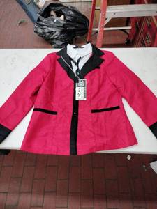 lot 59385 image: Kakegurui anime Yumeko Jabami cosplay costume - 2XL