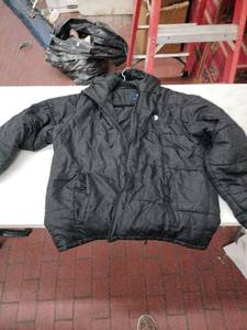 lot 59391 image: black puffer jacket is a U.S. Polo Assn. Classic Fleece Lined Bubble Coat - 2XL