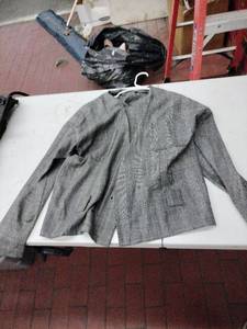 lot 59420 image: Vintage Grey Blazer and Dress Pants