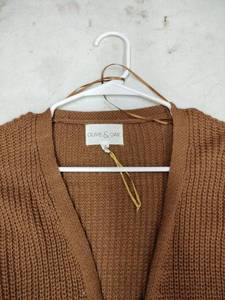 lot 59460 image: Olive & Oak longline colorblock cardigan - 1X